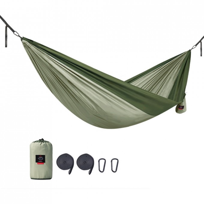 Гамак 2-местный NATUREHIKE ULTRALIGHT NH21DC011 340Т зеленый 6927595713570 Гамак 2-местный NATUREHIKE ULTRALIGHT NH21DC011 340Т зеленый 6927595713570