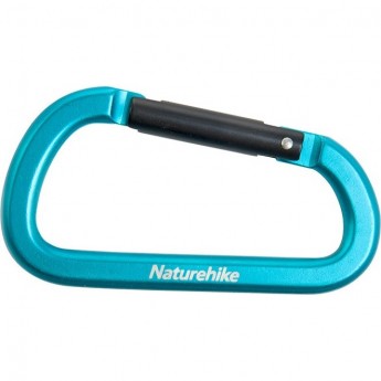 Карабин многофункциональный NATUREHIKE NH15A001-H D-Type 8см голубой