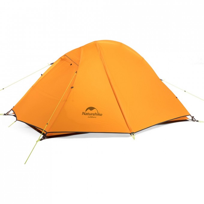 Палатка 1-местная NATUREHIKE NH18A095-D сверхлегкая + коврик 20D оранжевый 6975641886495 Палатка 1-местная NATUREHIKE NH18A095-D сверхлегкая + коврик 20D оранжевый 6975641886495