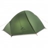 Палатка 1-местная NATUREHIKE NH18A095-D сверхлегкая + коврик 20D, зеленый 6927595735671