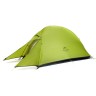 Палатка 1-местная NATUREHIKE СLOUD UP NH18T010-T сверхлегкая + коврик 20D светло-зеленый 6927595730515