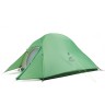 Палатка 1-местная NATUREHIKE СLOUD UP NH18T010-T сверхлегкая + коврик 20D зеленый 6927595765678