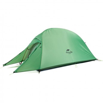 Палатка 2-местная NATUREHIKE СLOUD UP NH17T001-T 6927595732212 сверхлегкая + коврик 20D зеленый