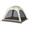 Палатка NATUREHIKE ANGO AUTOMATIC CNK2550WS010 малая, c навесом, бежевая с коричневым 6927595785560