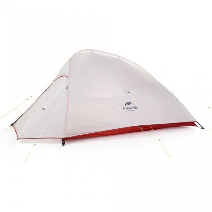 Палатка NATUREHIKE CLOUD UP 2 20D NH17T001-T двухместная с ковриком, серая 6927595724668 Палатка NATUREHIKE CLOUD UP 2 20D NH17T001-T двухместная с ковриком, серая 6927595724668