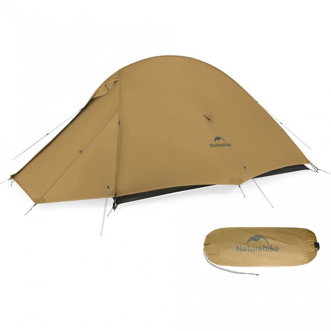 Палатка NATUREHIKE CLOUD UP PRO CNK2350WS020 двухместная коричневый 6976507662550 Палатка NATUREHIKE CLOUD UP PRO CNK2350WS020 двухместная коричневый 6976507662550