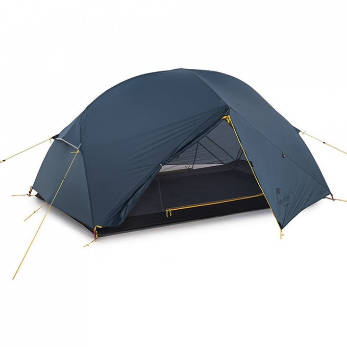 Палатка NATUREHIKE MONGAR NH19M002-J 210T двухместная, синяя Navy Blue 6975641880998 Палатка NATUREHIKE MONGAR NH19M002-J 210T двухместная, синяя Navy Blue 6975641880998