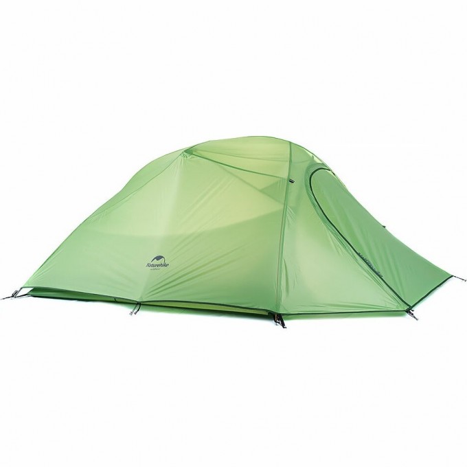 Палатка NATUREHIKE СLOUD UP 2 210T NH17T001-T двухместная с ковриком зеленая 6927595730577 Палатка NATUREHIKE СLOUD UP 2 210T NH17T001-T двухместная с ковриком зеленая 6927595730577