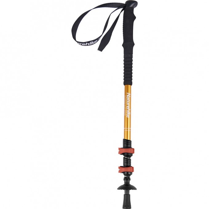 Палка треккинговая NATUREHIKE ST01 6061 AL NH17D001-Z с 3 узлами женская 57-120 золотой 6975641885597 Палка треккинговая NATUREHIKE ST01 6061 AL NH17D001-Z с 3 узлами женская 57-120 золотой 6975641885597