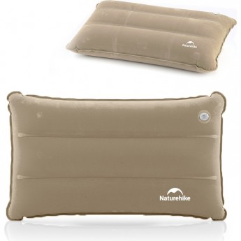 Подушка NATUREHIKE NH18F018-Z надувная прямоугольная серо-бежевая Подушка NATUREHIKE NH18F018-Z надувная прямоугольная серо-бежевая