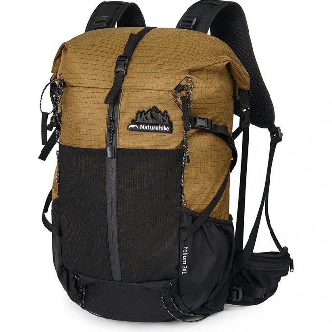 Рюкзак NATUREHIKE CNK2300016 HELIUM 30 л + 5 л коричневый с черным 6976507661133 Рюкзак NATUREHIKE CNK2300016 HELIUM 30 л + 5 л коричневый с черным 6976507661133