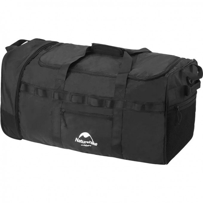 Складная туристическая сумка-тележка NATUREHIKE NH21LX003 XS03 черный 6927595795781 Складная туристическая сумка-тележка NATUREHIKE NH21LX003 XS03 черный 6927595795781