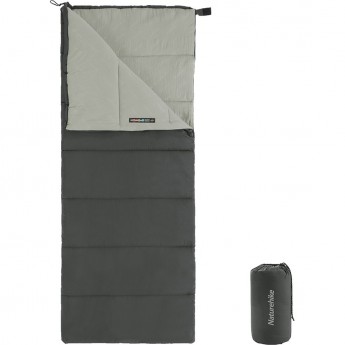Спальный мешок NATUREHIKE NH22MSD05 F150 серый, молния слева