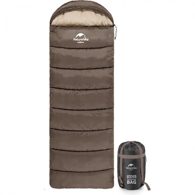 Спальный мешок NATUREHIKE U SERIES U350 двойной хлопок осень-зима молния справа вrown 6927595767221 Спальный мешок NATUREHIKE U SERIES U350 двойной хлопок осень-зима молния справа вrown 6927595767221