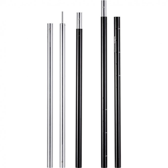 Стойка для тента NATUREHIKE NH18T020-G TM-02 6061 алюминиевый сплав 1,9-3,0 м 5 секций 6927595784938 Стойка для тента NATUREHIKE NH18T020-G TM-02 6061 алюминиевый сплав 1,9-3,0 м 5 секций 6927595784938