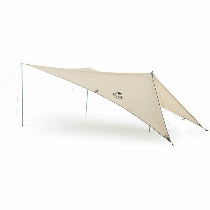 Тент NATUREHIKE CAR REAR CANOPY NH21TM001 590*340 см для кемпинга песочный с тремя стойками 6927595777831 Тент NATUREHIKE CAR REAR CANOPY NH21TM001 590*340 см для кемпинга песочный с тремя стойками 6927595777831