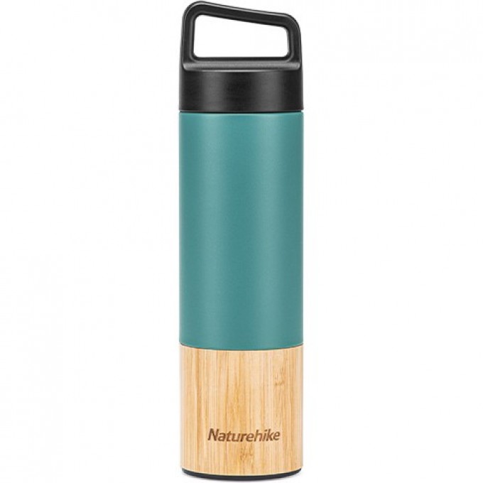 Термос NATUREHIKE NH20SJ035 530мл, голубой, бамбуковый, 6927595763391 Термос NATUREHIKE NH20SJ035 530мл, голубой, бамбуковый, 6927595763391