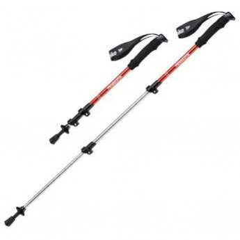 Треккинговая палка NATUREHIKE ST01 6061 AL с 3 узлами 50-100 Red