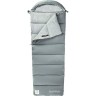 Ультралёгкий спальный мешок NATUREHIKE CNK2350WS023 M400 хлопковый с капюшоном весна осень серый, молния справа 6927595776056